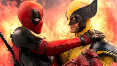 Iron Studios revela estátua quase amigável de Deadpool & Wolverine