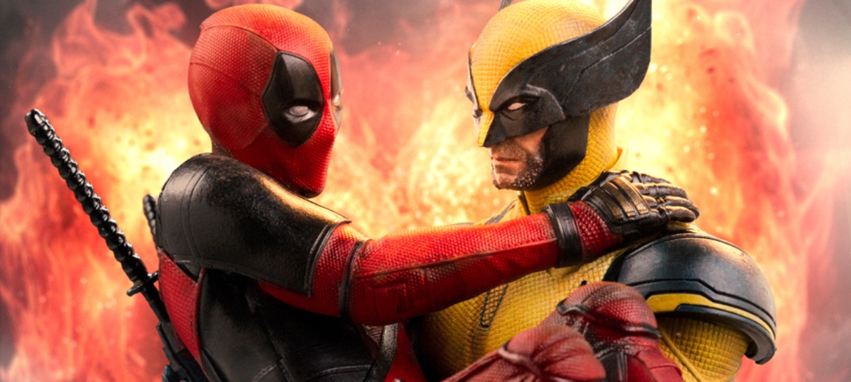 Iron Studios revela estátua quase amigável de Deadpool & Wolverine