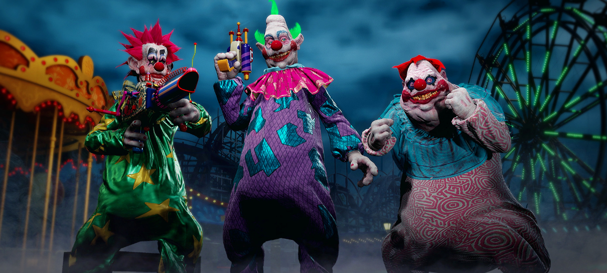 Killer Klowns transforma terror trash cult em game caótico | Preview
