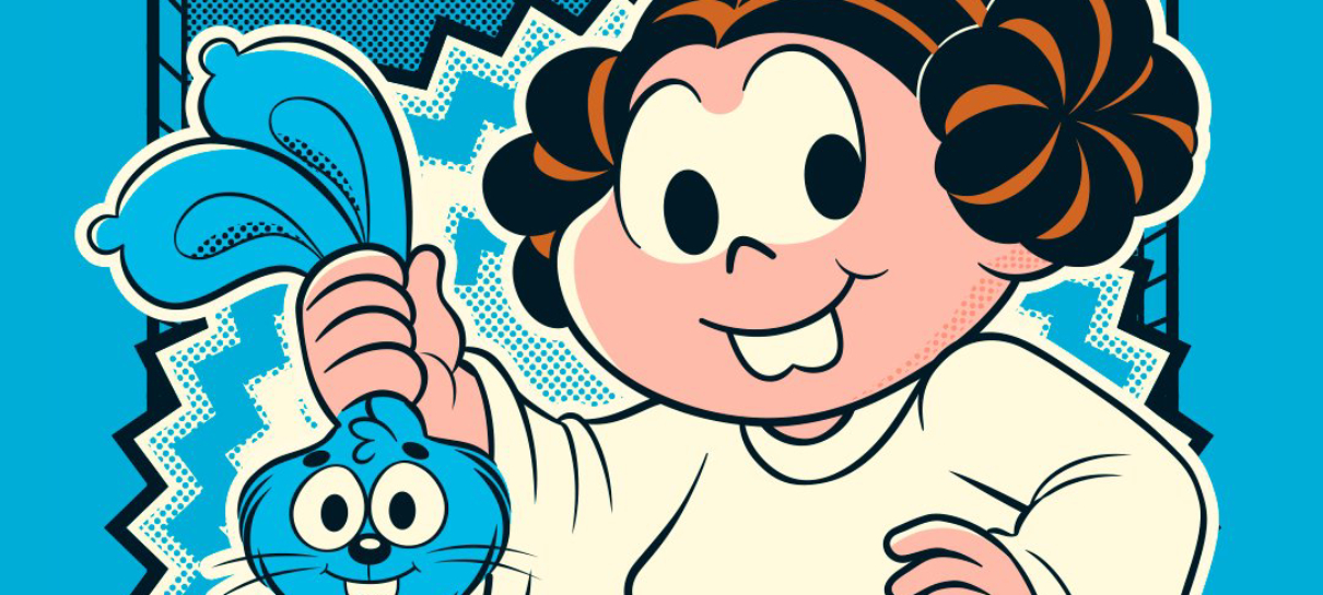 Arte transforma Mônica em Princesa Leia no Dia de Star Wars