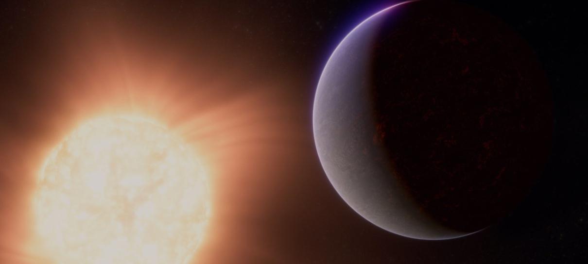 Telescópio James Webb captura possível atmosfera em planeta inabitável