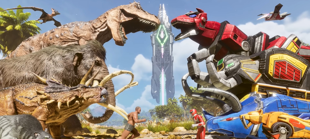 ARK: Survival Ascended lança colaboração com Power Rangers