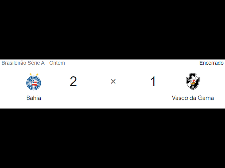 Vasco x Bahia