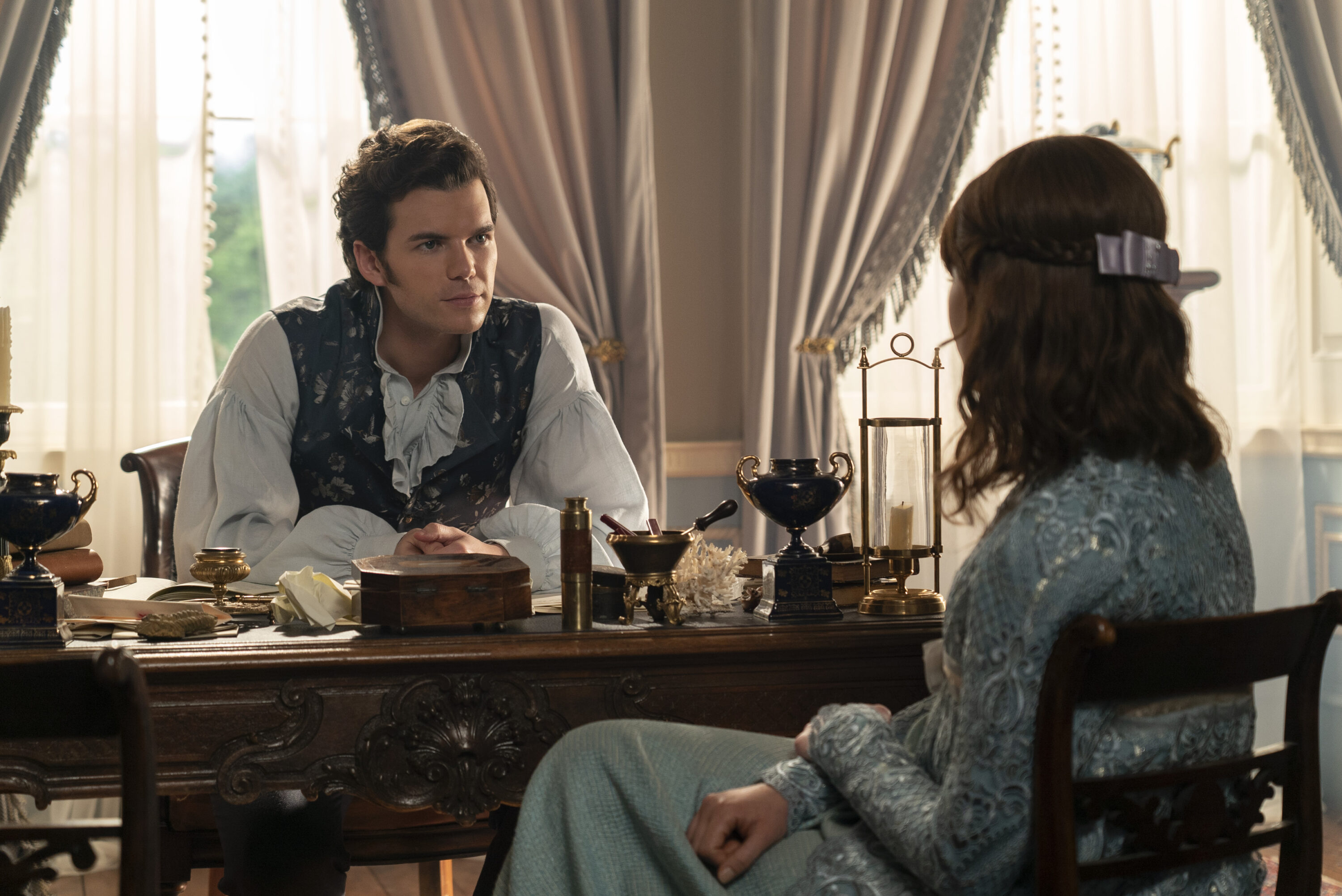 Bridgerton. Luke Newton as Colin Bridgerton in episode 306 of Bridgerton. Cr. Liam Daniel/Netflix © 2024