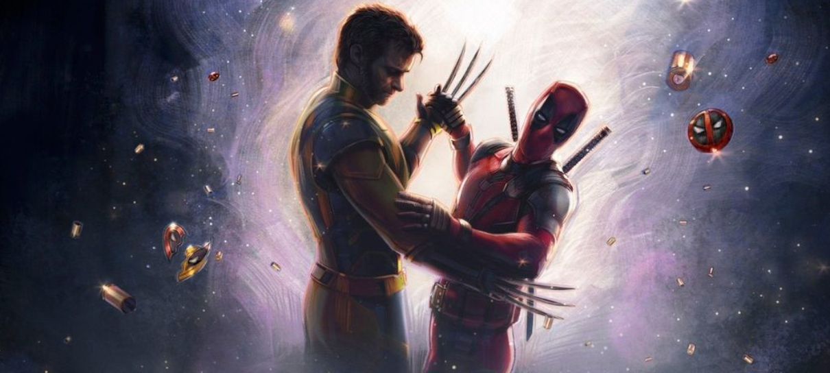 Deadpool & Wolverine dançam juntinhos em pôster do Dia dos Namorados