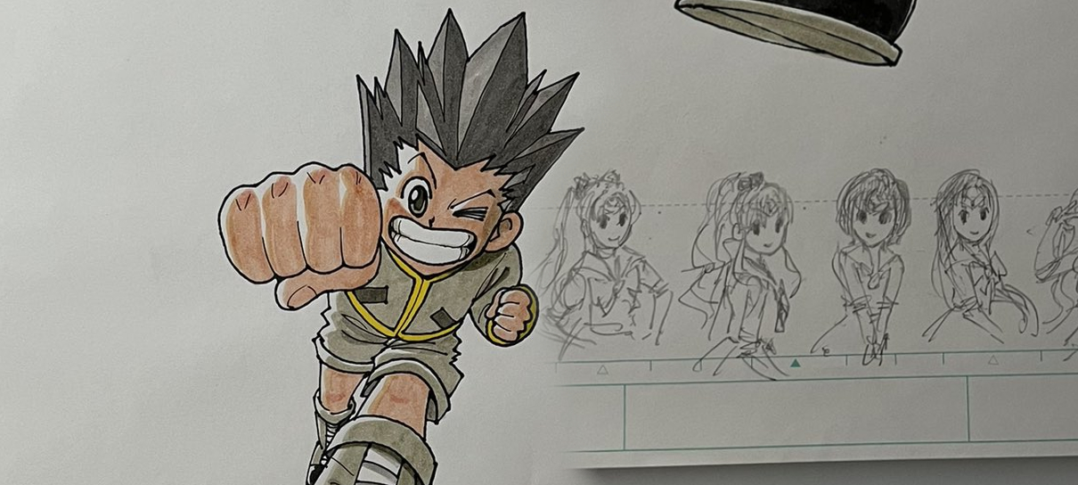 Togashi chega ao capítulo 413 de Hunter x Hunter e desenha Sailor Moon