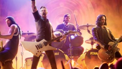 Metallica chega ao universo de Fortnite em colaboração com o game