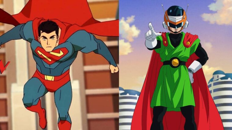 Imagem de Superman e Grande Saiyaman