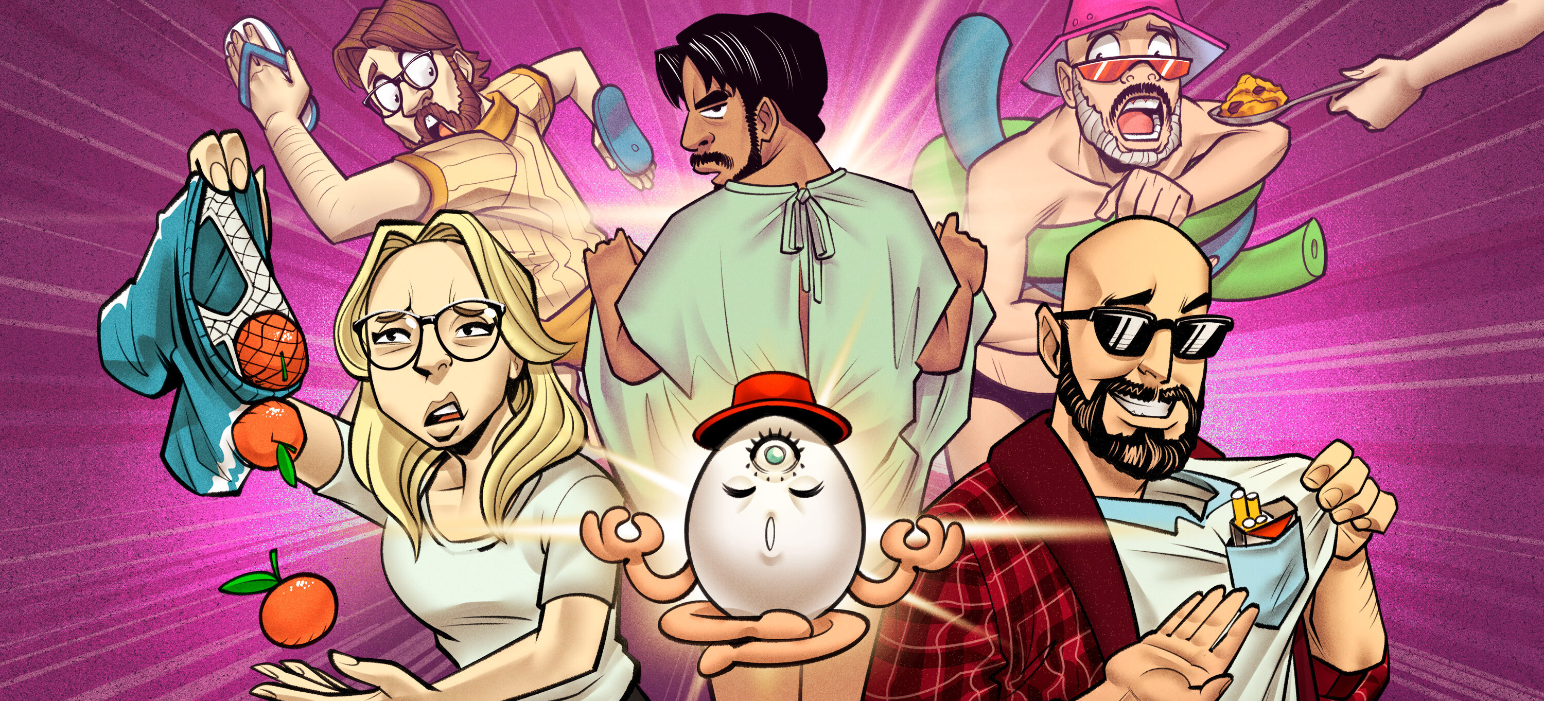 Capa do episódio Qual a pauta? Pijamas, chinelas e o ovo lendário