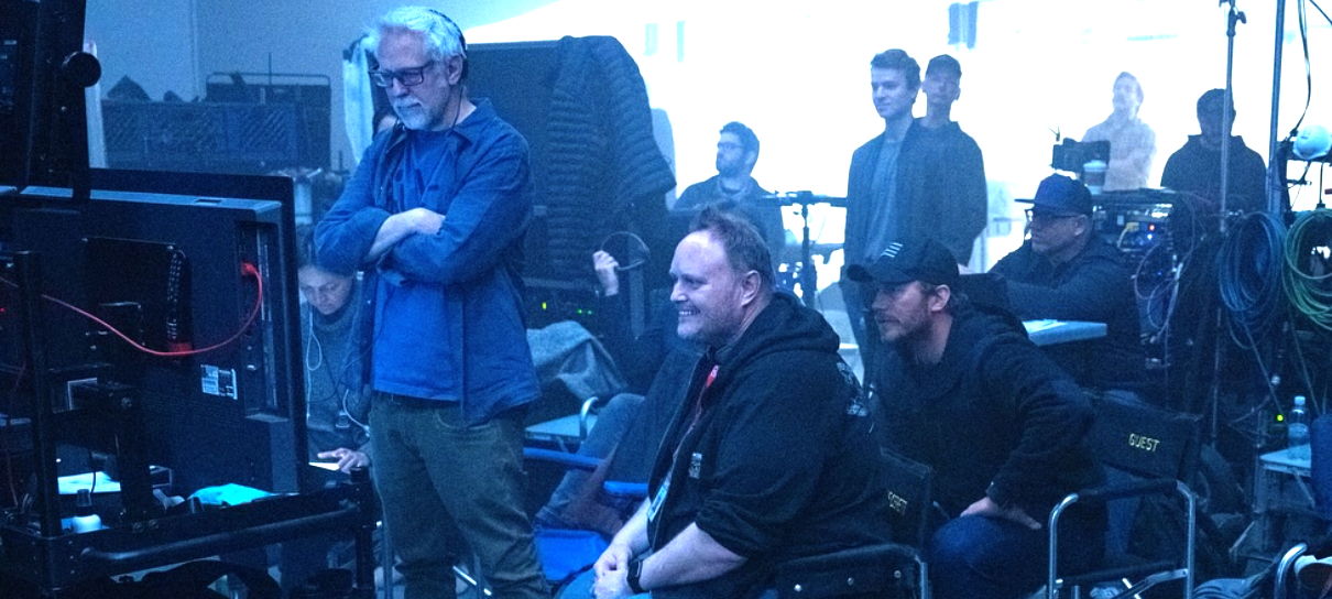 Gravações de Superman recebem visita de Chris Pratt