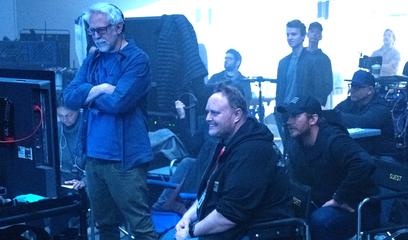 Gravações de Superman recebem visita de Chris Pratt