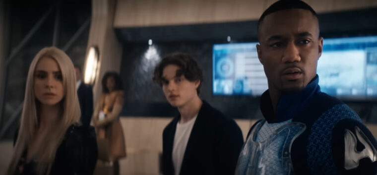 Cate e Sam, de Gen V, no trailer da quarta temporada de The Boys (Amazon Prime Video/Reprodução)