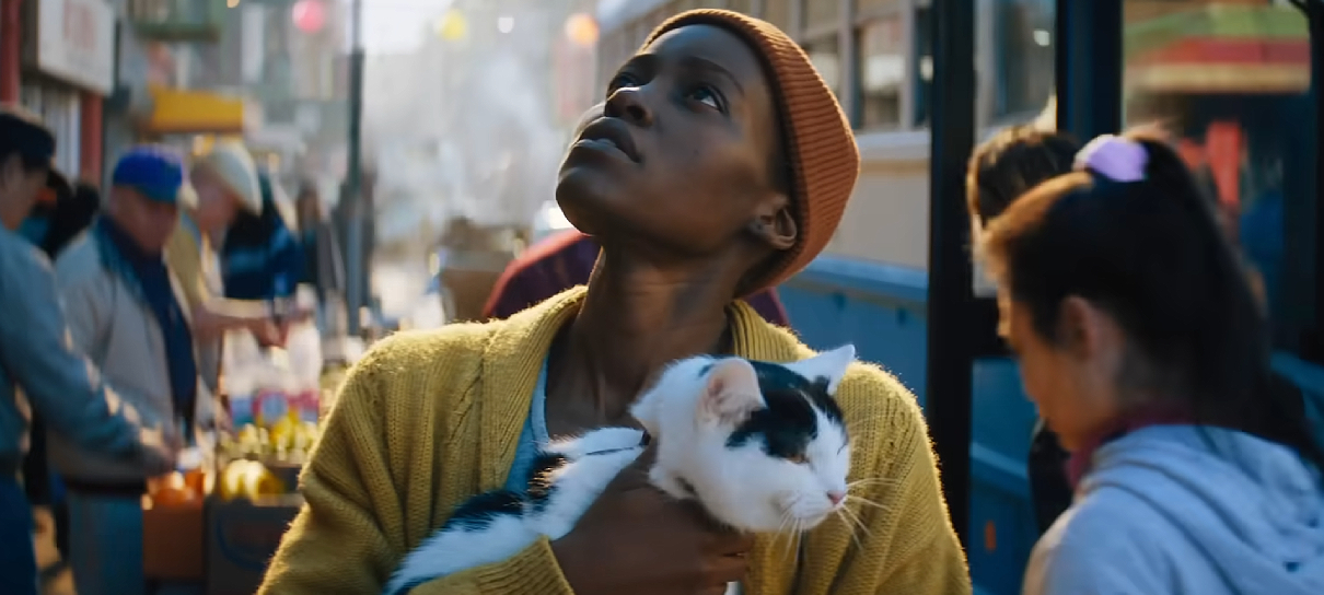 Um Lugar Silencioso: Dia Um não usou computação gráfica para o gato Frodo