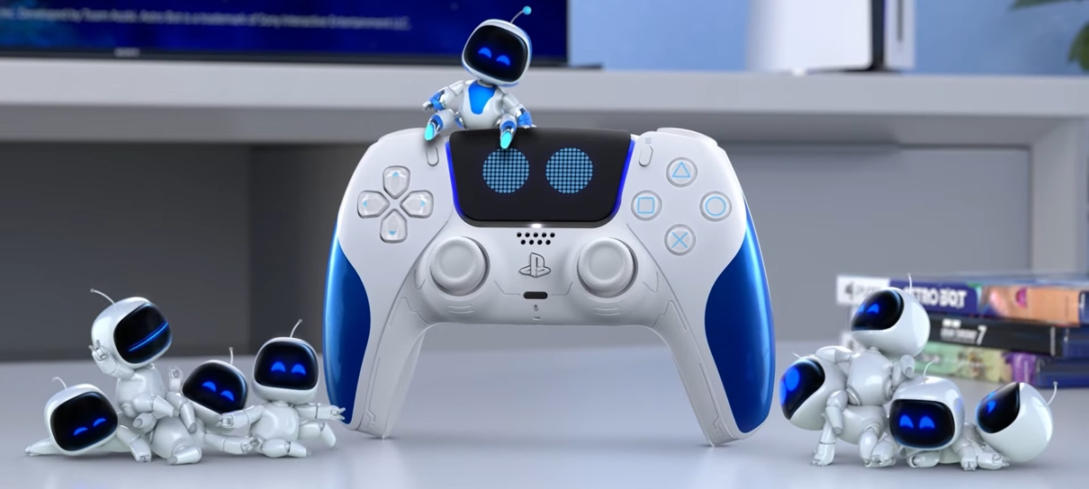 PlayStation revela controle temático de Astro Bot; veja vídeo