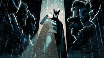Batman aparece cercado por vilões em cartaz da nova animação
