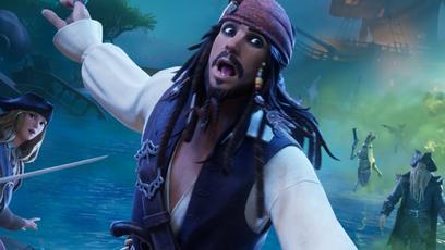 Jack Sparrow e mais conteúdos de Piratas do Caribe desembarcam no Fortnite