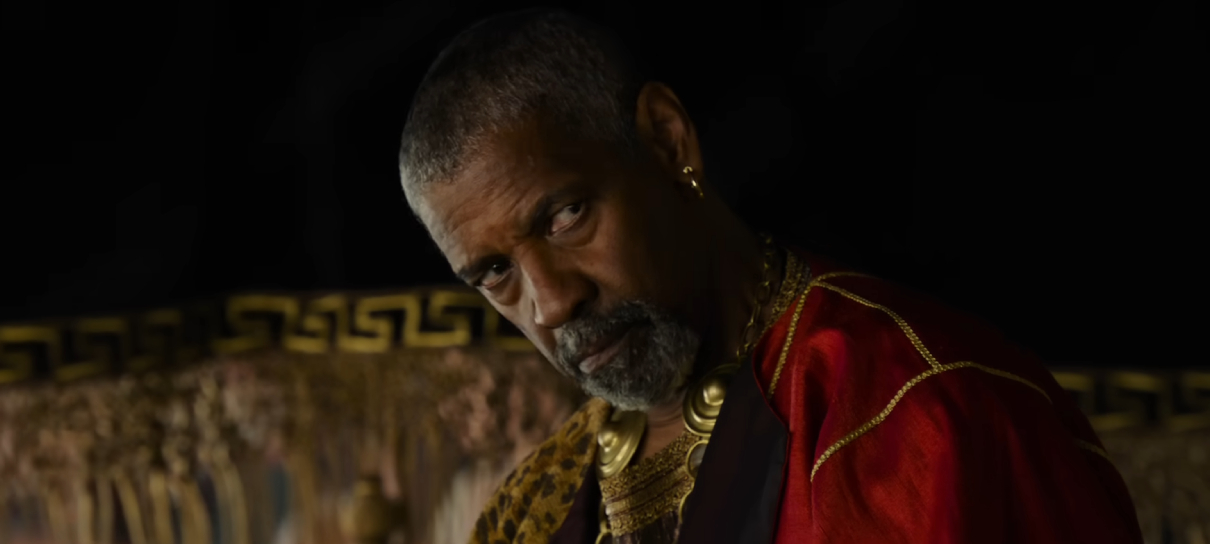 Denzel Washington diz que Gladiador 2 é o maior filme em que já esteve
