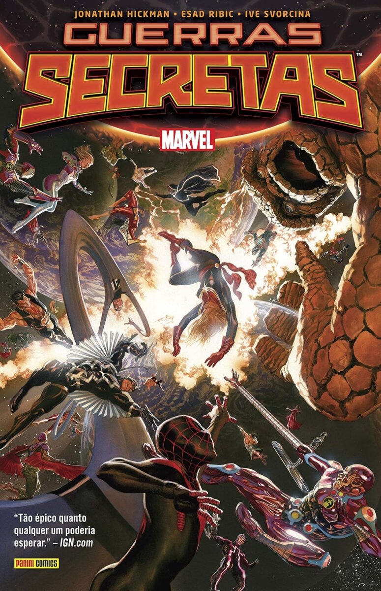 Capa da HQ de Guerras Secretas (Marvel/Divulgação)