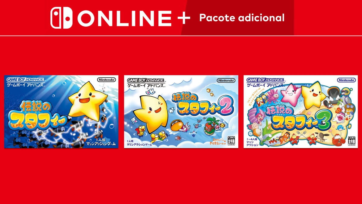 Os novos jogos do Pacote Adicional do Switch Online