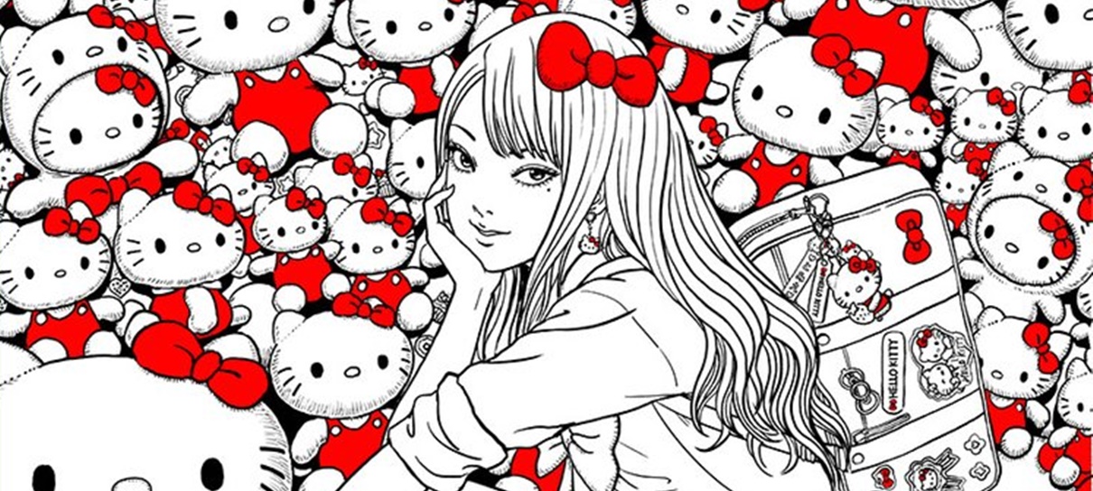 Junji Ito anuncia colaboração com a Sanrio com arte de Hello Kitty