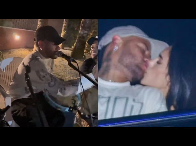 Neymar canta para Bruna Biancardi