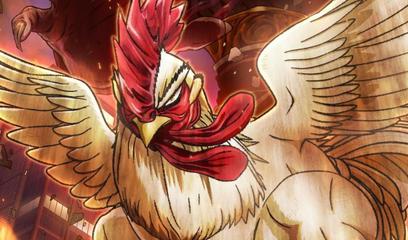 Anime de Rooster Fighter, o galo lutador, ganha primeiro trailer