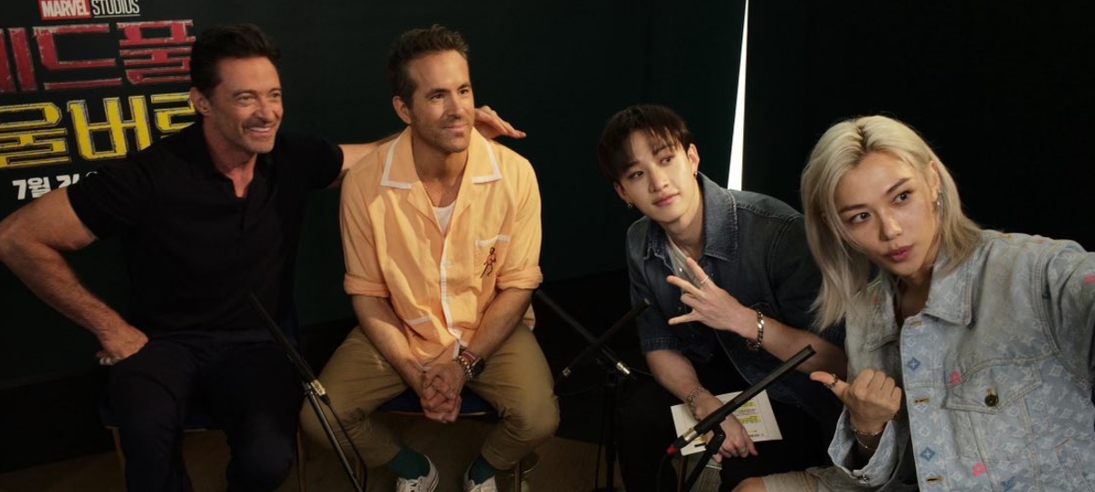 Ryan Reynolds prova que é fã de K-pop e brinca com Wolverine no Stray Kids