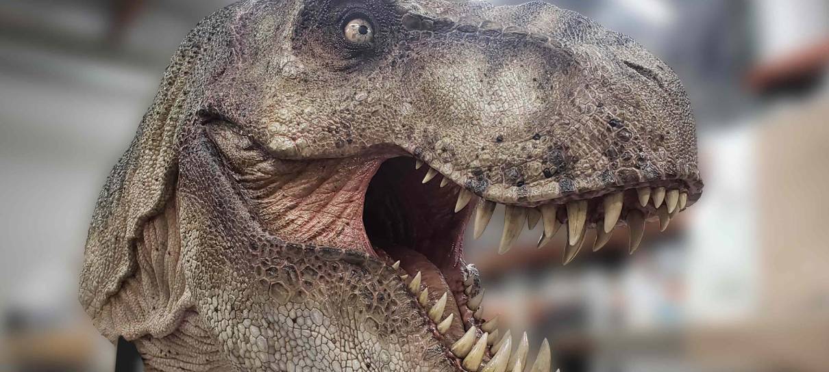 Busto de T-Rex da SDCC pode ser seu (por um preço jurássico)