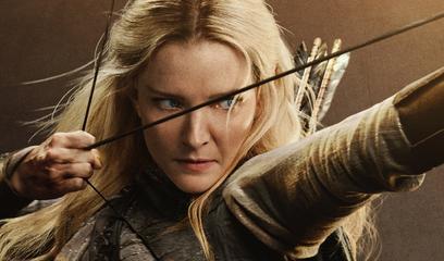 Galadriel estampa cartaz bonitão da 2ª temporada de Os Anéis de Poder