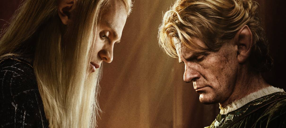 Sauron vai ao trabalho em cartaz da 2ª temporada de Anéis de Poder