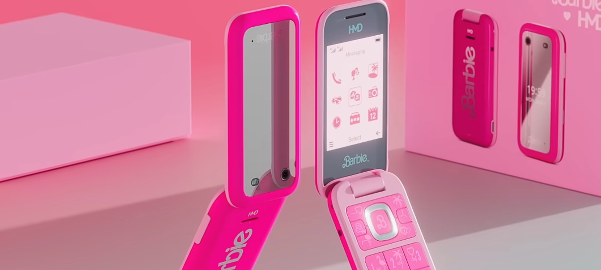 Fabricante da Nokia anuncia celular flip da Barbie sem conexão à internet