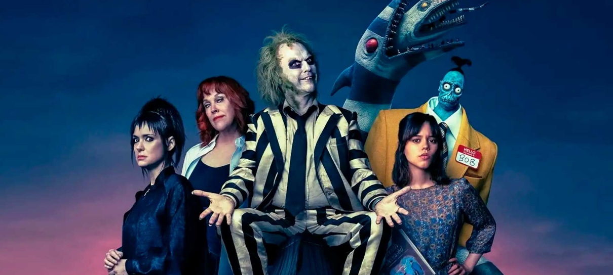 Beetlejuice 2 larga com 78% de aprovação no Rotten Tomatoes