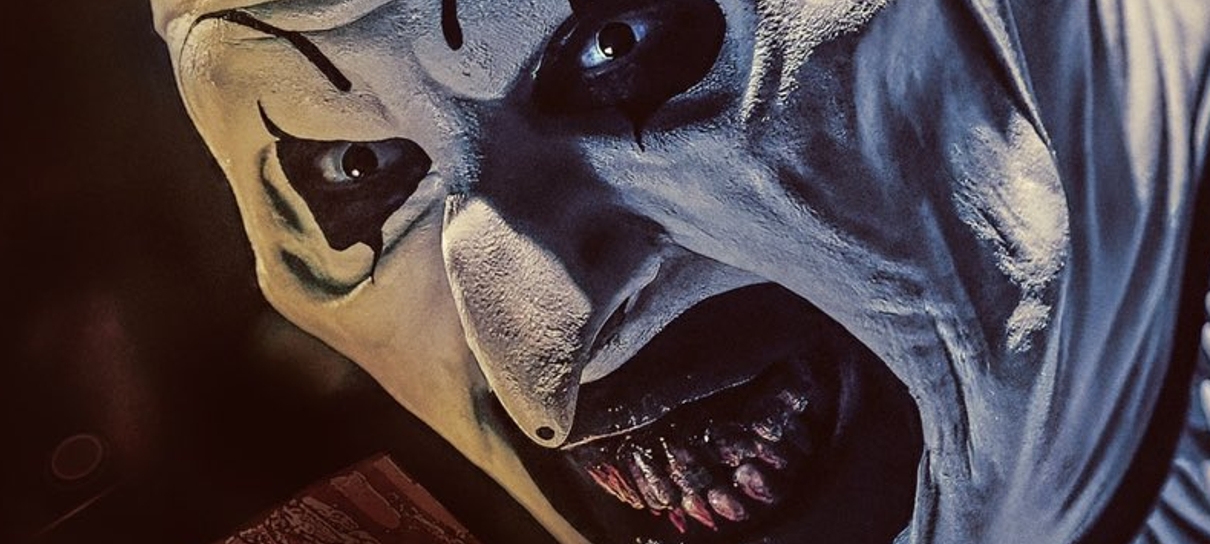 Palhaço Art prepara retorno assustador em novo cartaz de Terrifier 3