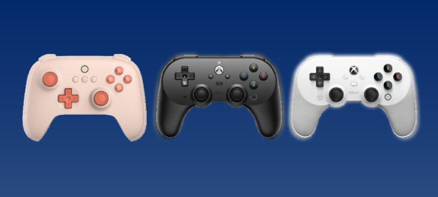 Controles 8BitDo em promoção no KaBuM!