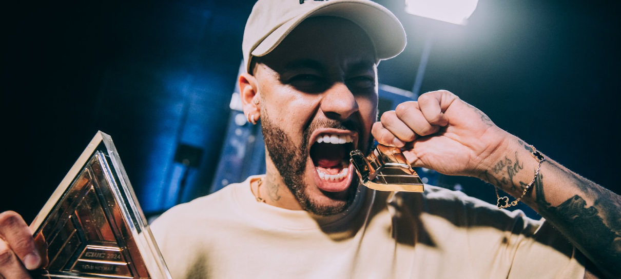 Neymar vence disputa de celebridades na Esports World Cup