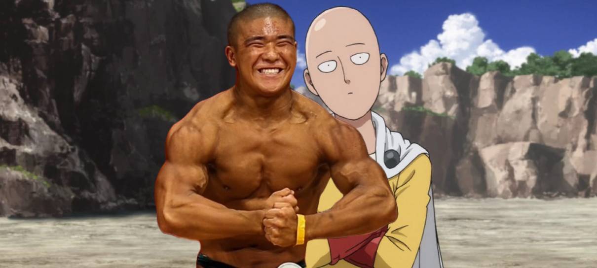 Filho de artista de One Punch Man mostra força da família como fisiculturista