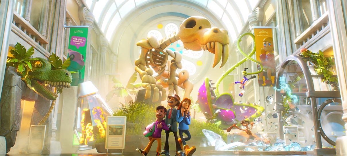 Two Point Museum é anunciado com trailer divertido e decoração jurássica