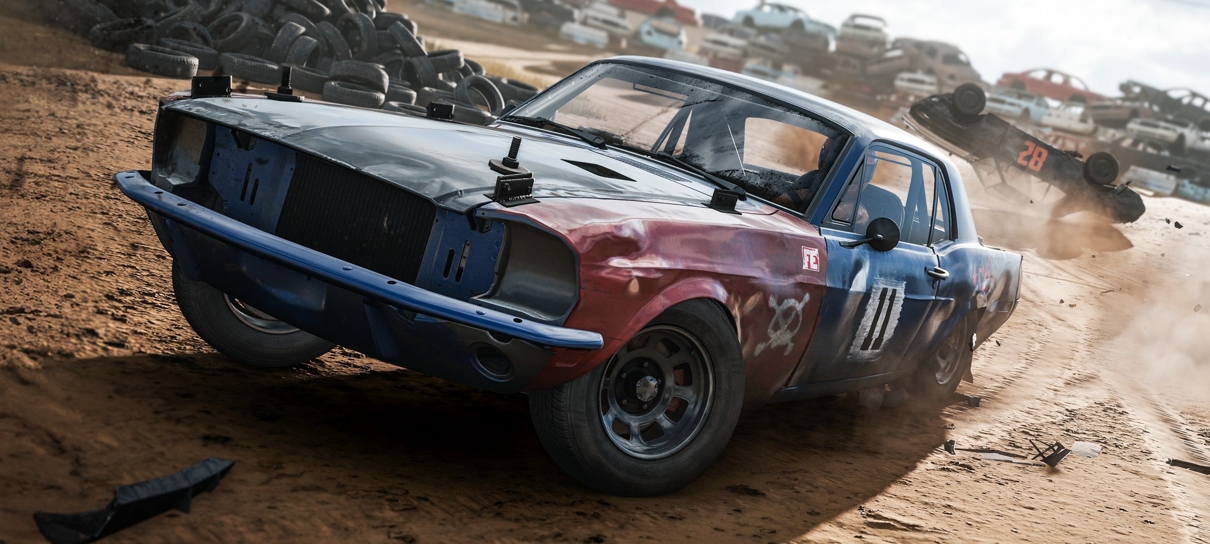Wreckfest 2 é anunciado com trailer e destruição de carros