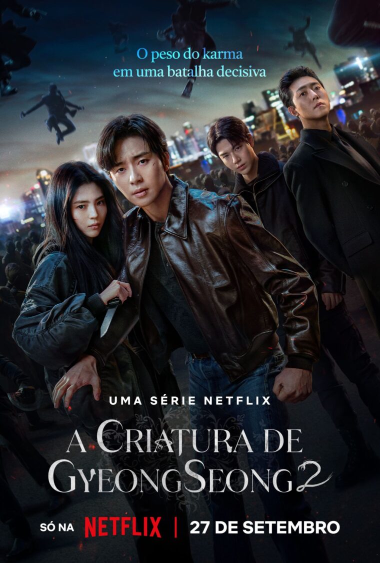 Cartaz oficial da segunda temporada de A Criatura de Gyeongseong (Netflix/Reprodução)
