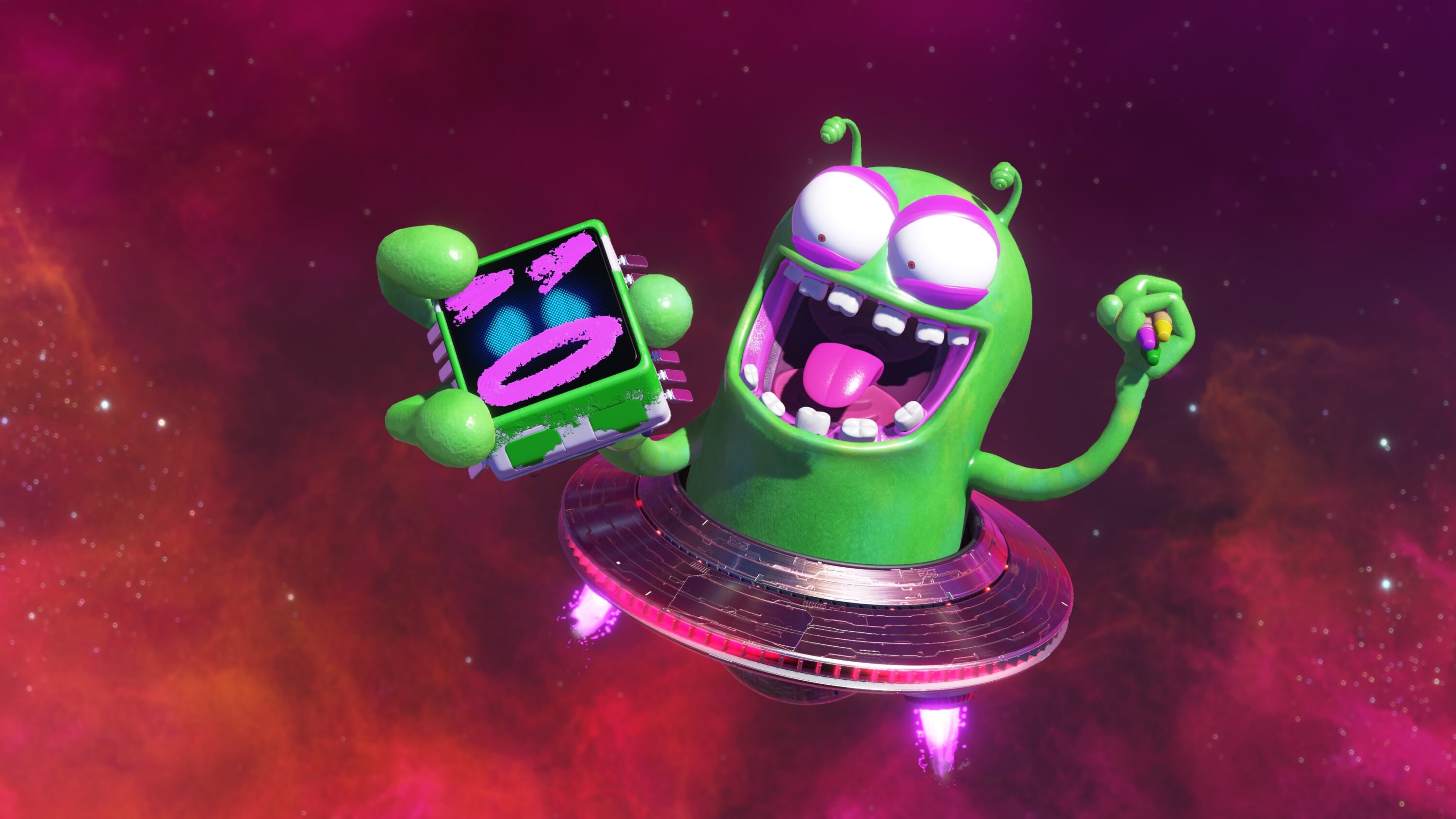 Cena de Astro Bot