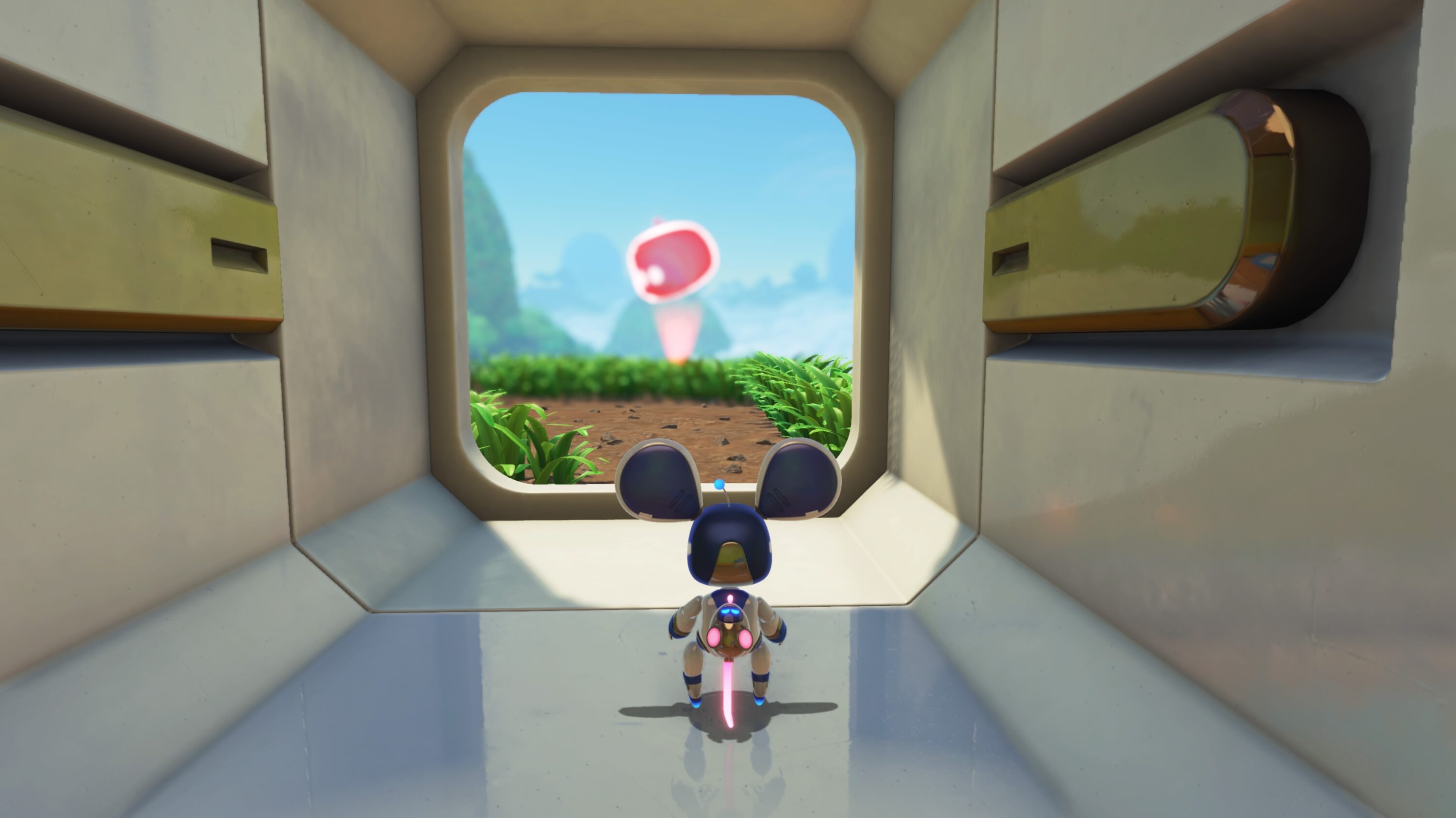 Momento do gameplay de Astro Bot