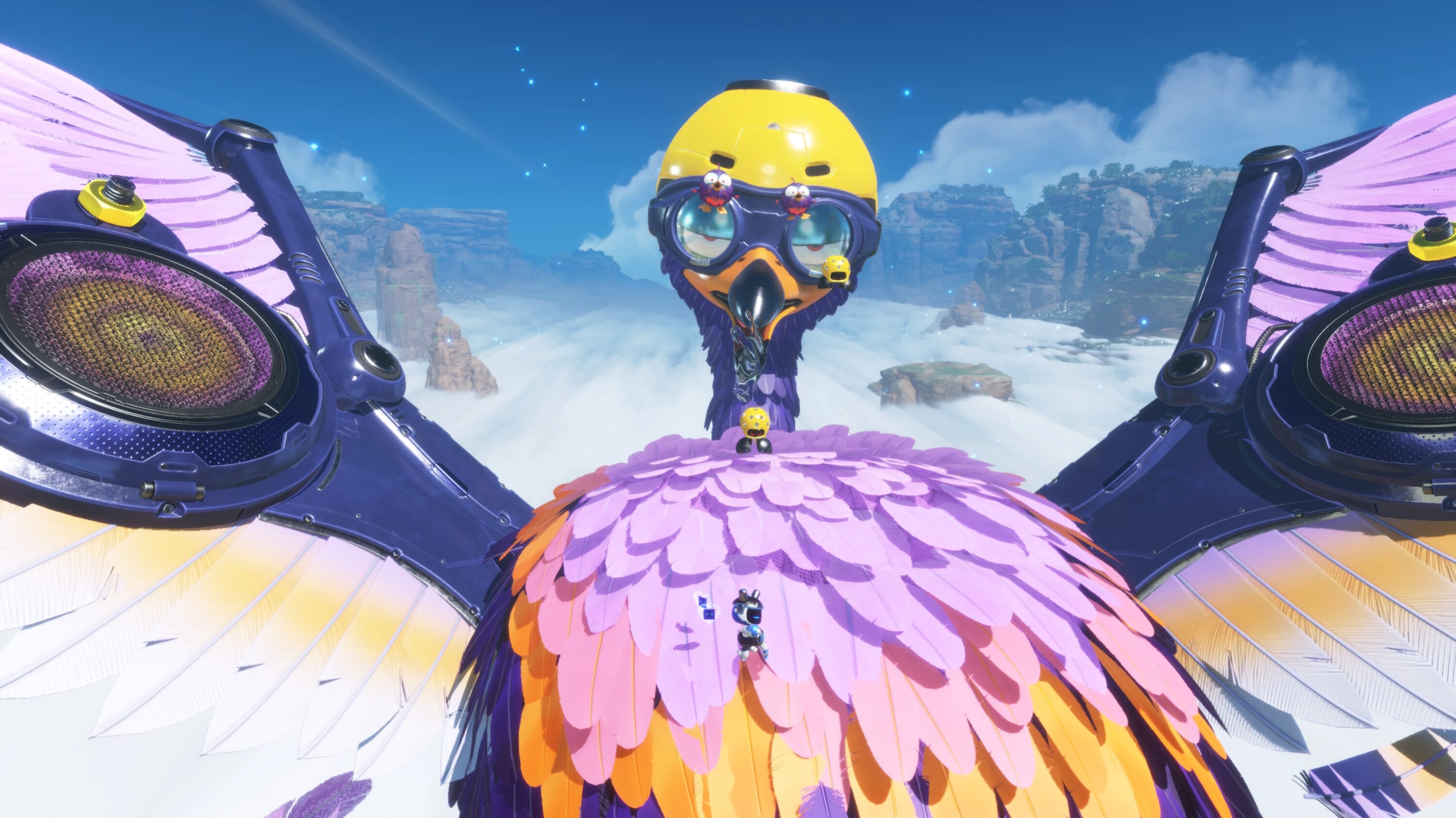 Momento do gameplay de Astro Bot