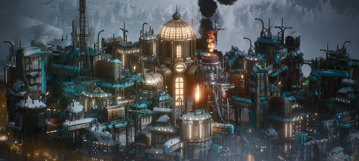 Frostpunk 2 celebra acesso antecipado com trailer reverso