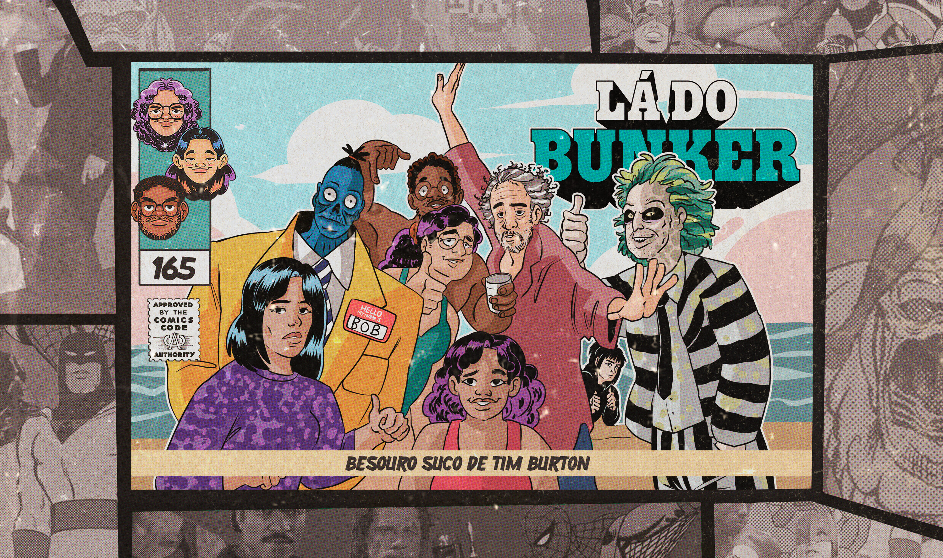 Capa do episódio Besouro Suco de Tim Burton