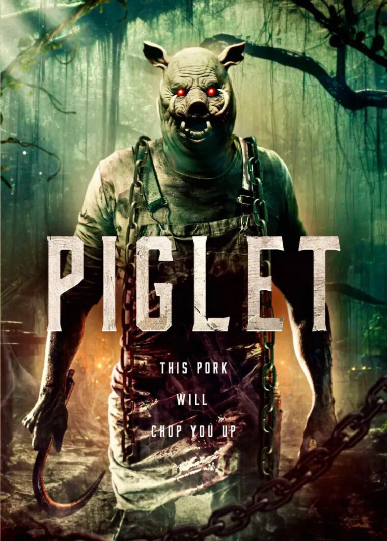 Cartaz de Piglet destaca a versão maligna e assassina do Leitão (ITN Films/Reprodução)