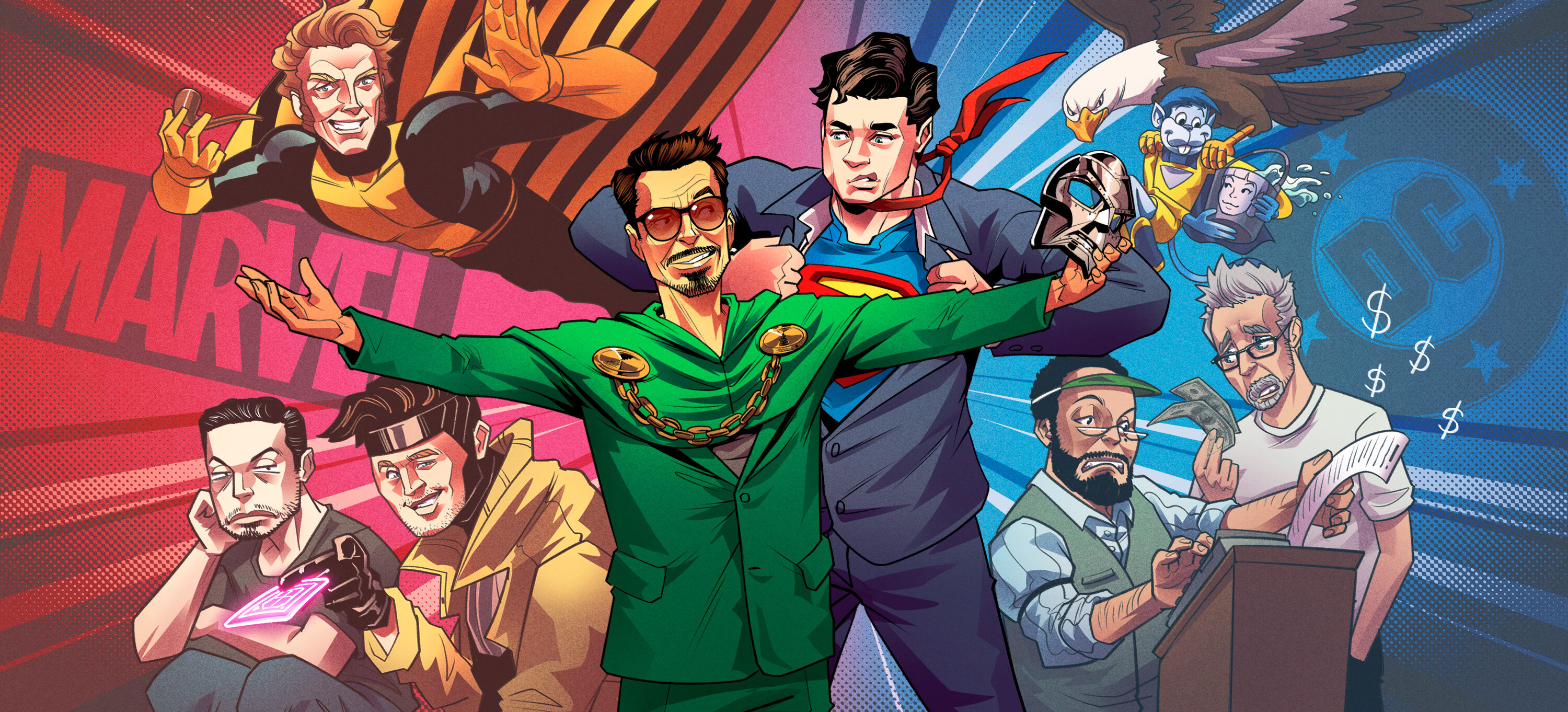 Capa do episódio Marvel & DC 2030