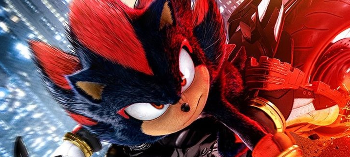 Sonic 3 ganha cartaz com Shadow em destaque e referência a Akira