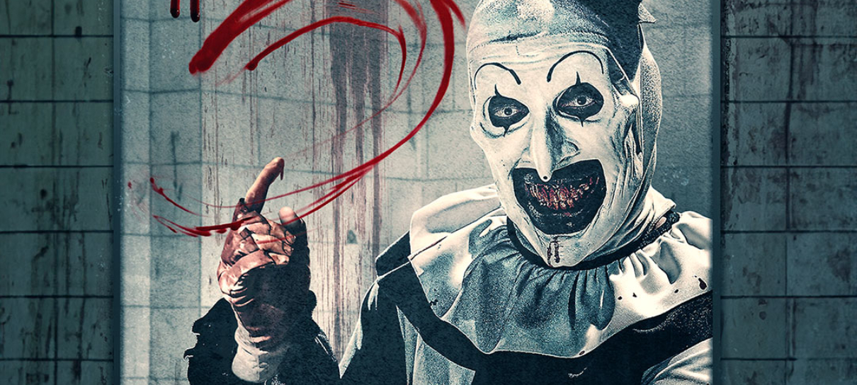 Terrifier 3 ganha cartaz com palhaço assassino reflexivo