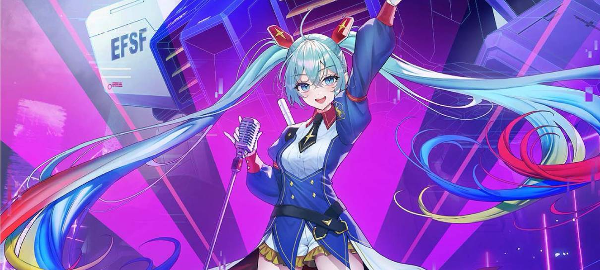 Hatsune Miku entrará no mundo de Gundam para show no metaverso