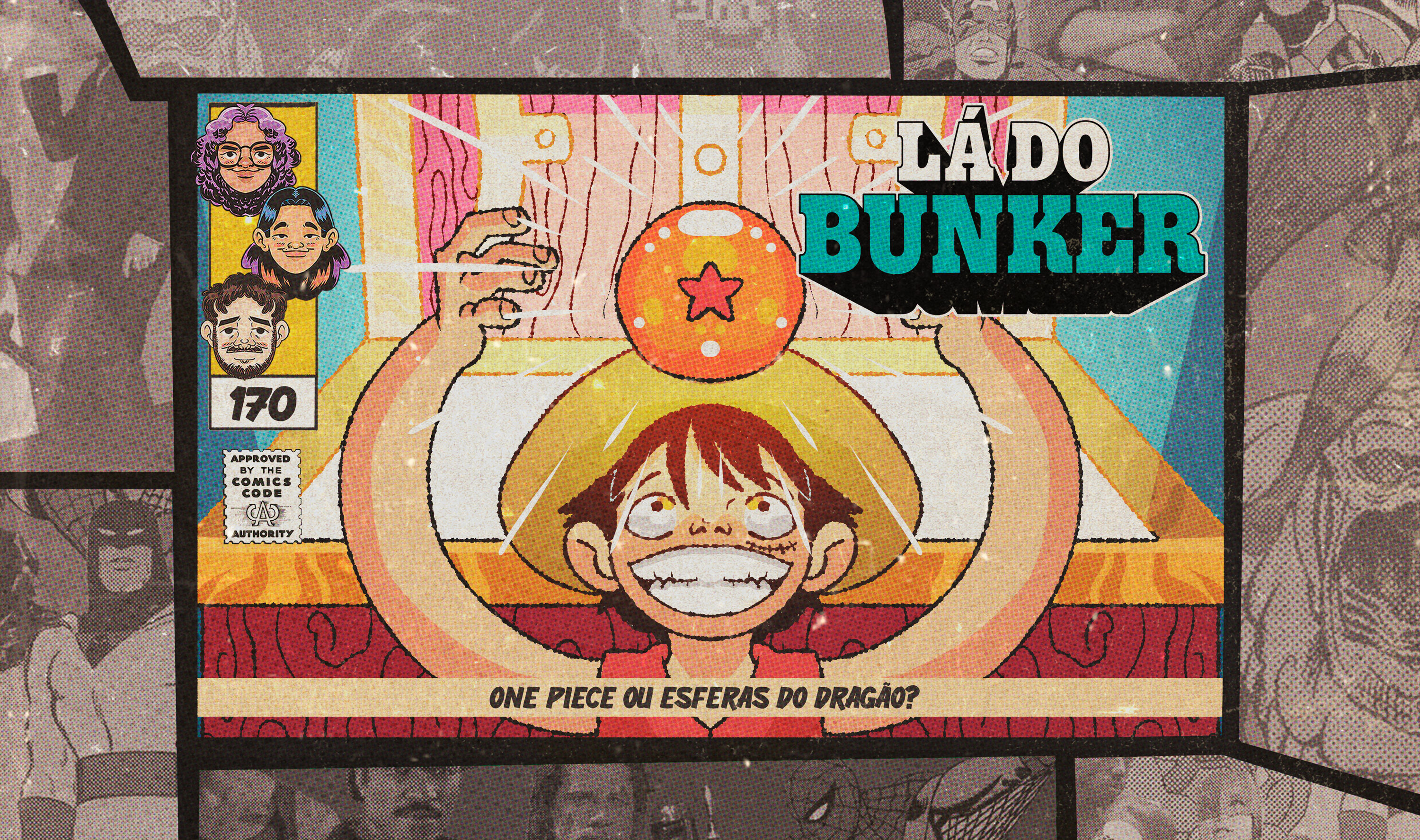 Capa do episódio One Piece ou Esferas do Dragão?
